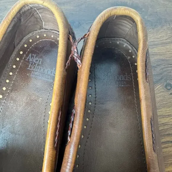 Allen Edmonds 11 D Woodstock Classic Leather Tassel Loafers Dress Shoes - Picture 3 of 9